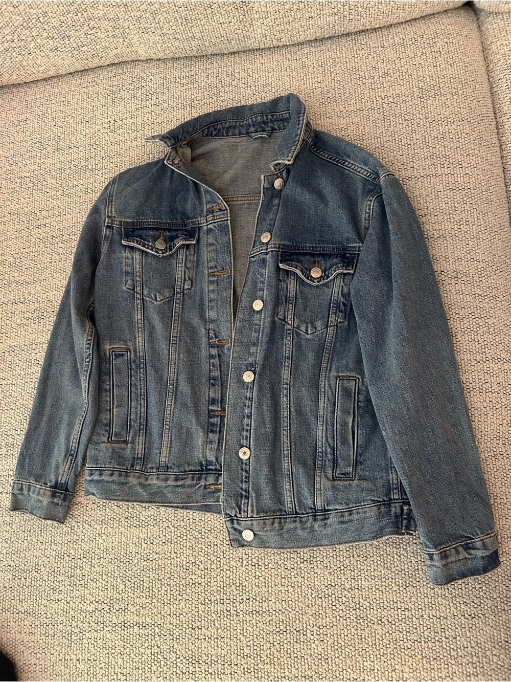 Oversized fit Topshop denim jacket